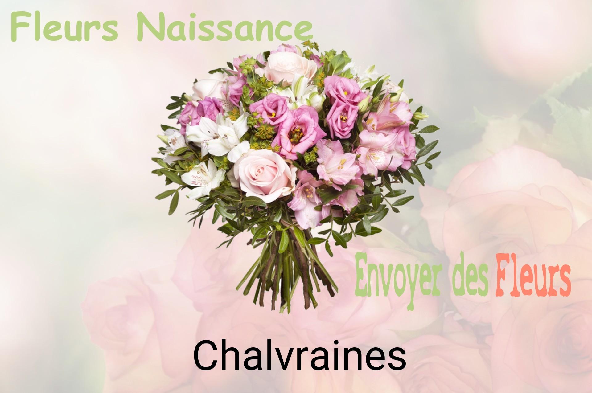 Bouquet de fleurs de naissance livré à Chalvraines